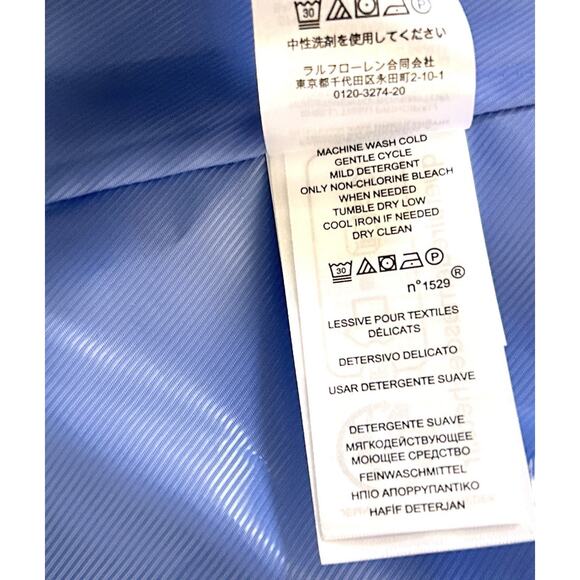 Lauren Ralph Lauren Women Raincoat NWT Size XL Detach Hood French Blue Spring - Picture 9 of 16